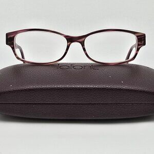 Jean Lafont Paris Eva 857 Purple Stripe Eyeglasses Frame w/ Case France 51mm